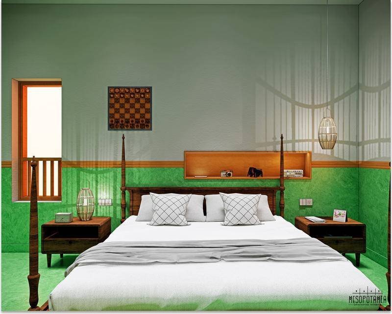 The second bedroom, same rule, different room.