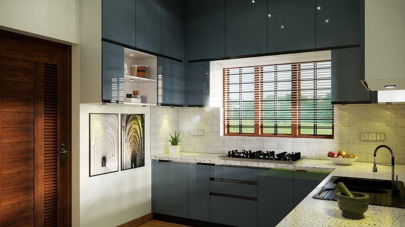 A house of built-in joinery — nothing placed against a wall that could be built into it.