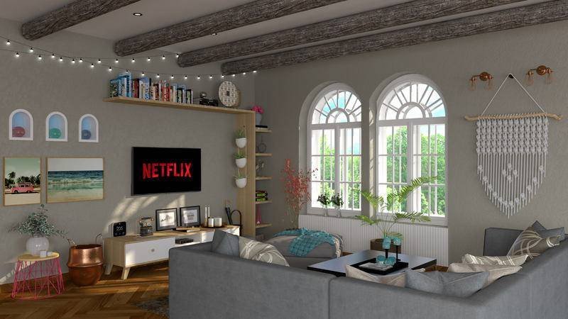 The same room from the sofa